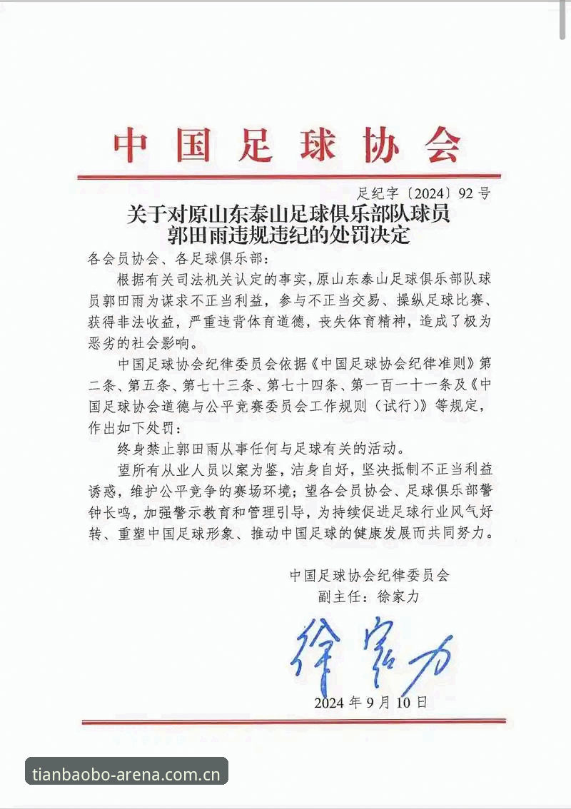 天宝博体育平台安卓版 揭秘中国足协第三批禁足名单:为什么这些足球从业者被终身禁止参与足球活动?